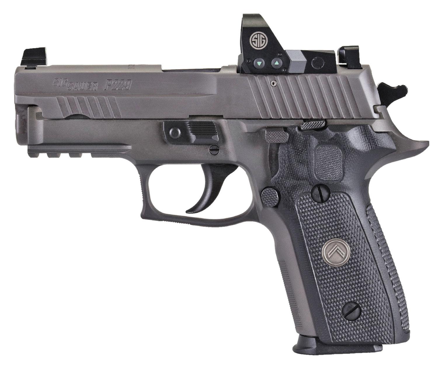Sig P229 Legion Pistol E29R9LEGIONR, 9mm Luger, 3.9", Black G10 Grips, Gray PVD Finish, 15 Rds