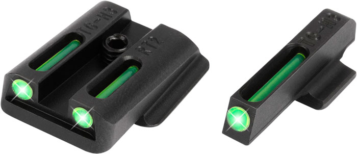 TruGlo Brite-Site TFO Fiber Optic Handgun Sights, fits Ruger LC Series (TG131RT2)