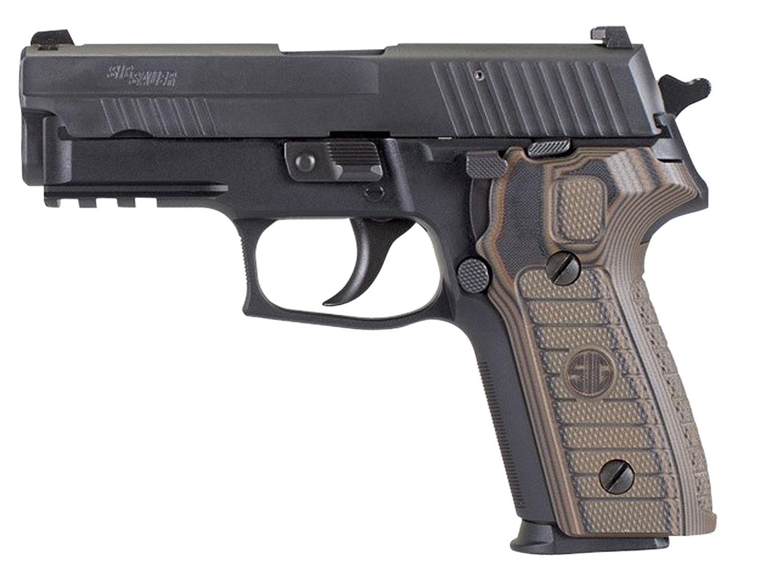 Sig Sauer P229 Select Pistol E29R9SEL, 9mm, 3.9", Brown G10 Grips, Black Nitron Finish, 15 Rds