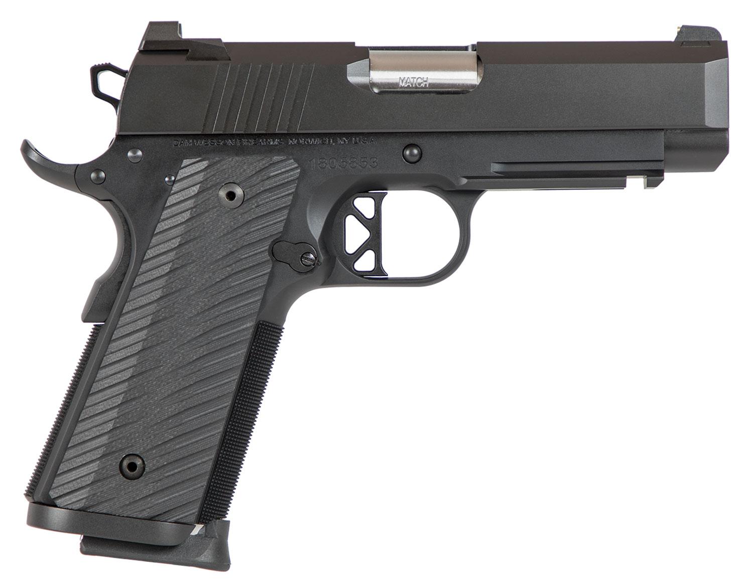 CZ-USA Dan Wesson TCP Pistol 01846, 45 ACP, 4", Black G10 Grips, Black Finish, 8 Rds