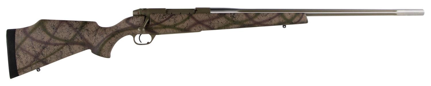 Weatherby Mark V Terramark Rifle MATS65CMR4O, 6.5 Creedmoor, 24", Tan w/Black Web Stock, FDE Cerakote Finish, 4 Rds