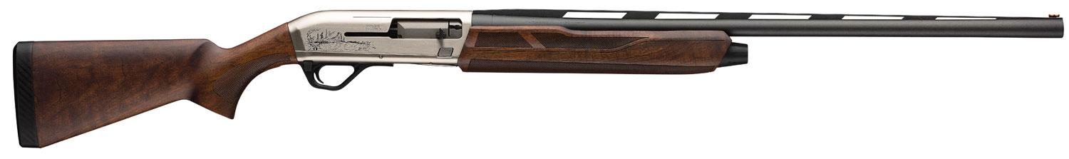 Winchester SX4 Upland Semi-Automatic Shotgun 511236392, 12 Gauge, 28", 3" Chmbr, Grade II/III Walnut Stock, Nickeled Finish
