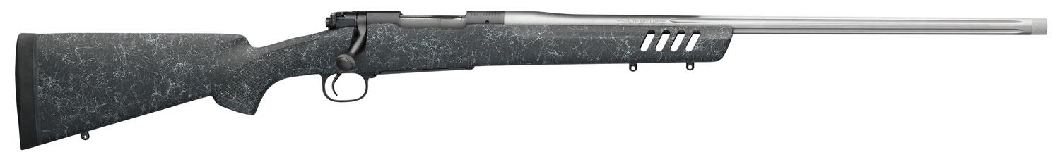 Winchester M70 Coyote Rifle 535232210, 22-250 Remington, 24", Black w/Gray Web Stock, Stainless Steel Barrel/Black Receiver Finish, 5 Rds