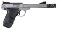 Smith & Wesson SW22 Victory Target Pistol 12078, 22 LR, 6", Black Tandemkross HiveGrip, Satin Stainless Finish, 10 Rds