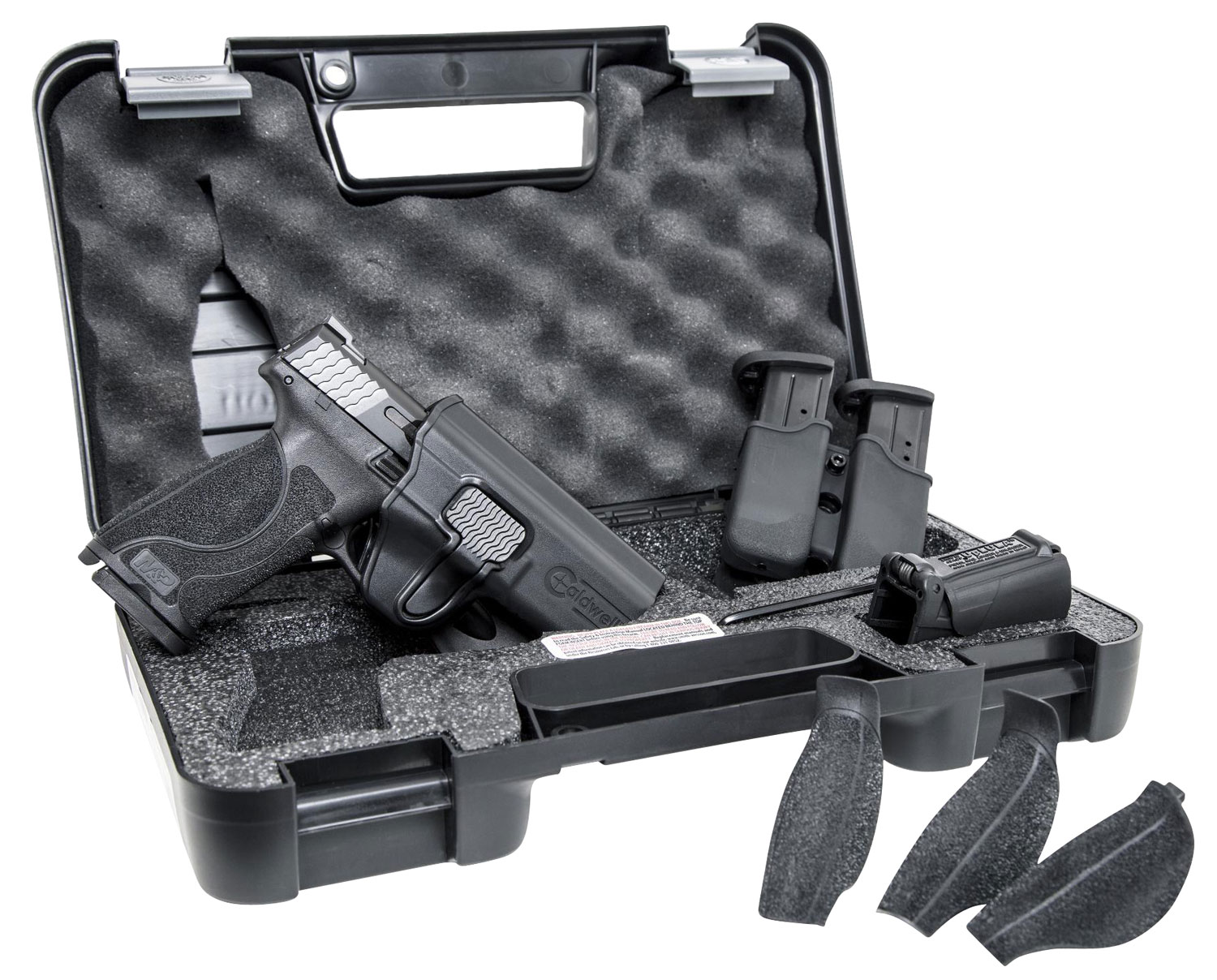 Smith and Wesson M&P9 M2.0 Pistol Range Kit 11765, 9mm, 4.25", Black Grips, Black Finish, 17 Rds