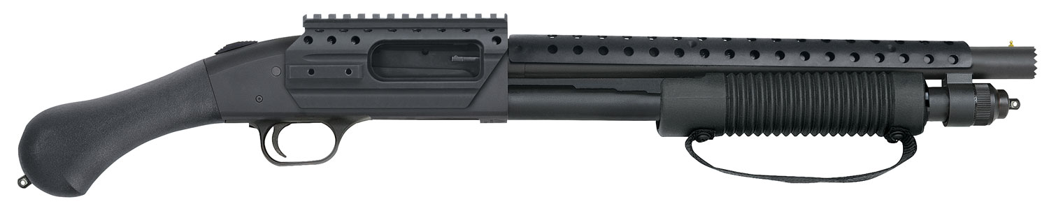Mossberg 590 Shockwave SPX Shotgun 50648, 12 Gauge, 14.38", 3" Chmbr, Fixed Raptor Grip Stock, Blued Finish