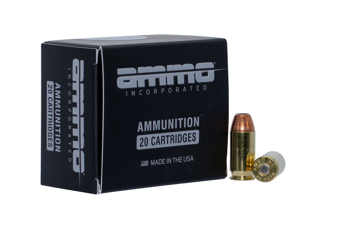 Ammo Inc HPR Pistol Ammunition 45230JHPA20, 45 ACP, JHP, 230 gr, 1560 fps, 20 Rd/Bx