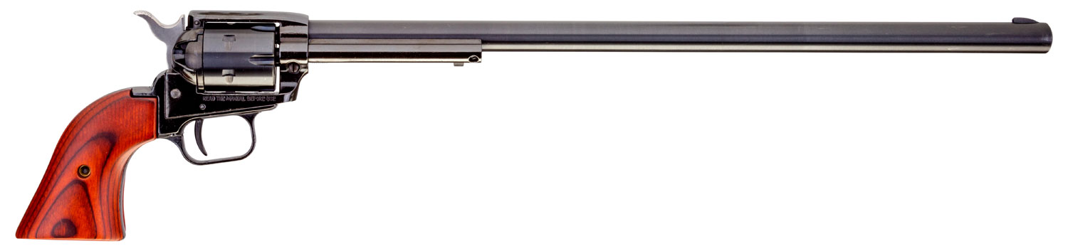 Heritage Rough Rider Single Action Rimfire Revolver RR22B16, 22 LR, 16", Cocobolo Grip, Black Finish, 6 Rd