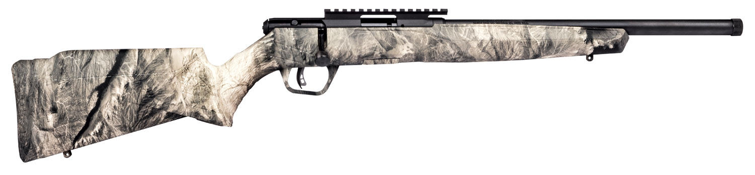 Savage B17 FV-SR Rimfire Rifle 70847, 17 HMR, Bolt Action, 16.50", Camo Synthetic Stock, Black Finish, 10 Rds