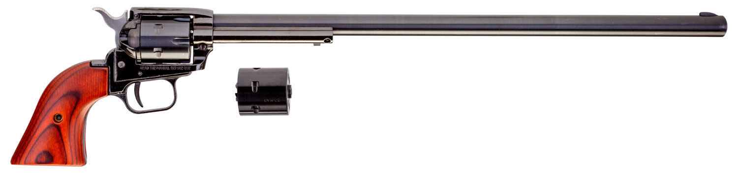 Heritage Rough Rider Single Action Rimfire Revolver RR22MB16, 22 LR, 16", Cocobolo Grip, Black Finish, 6 Rd