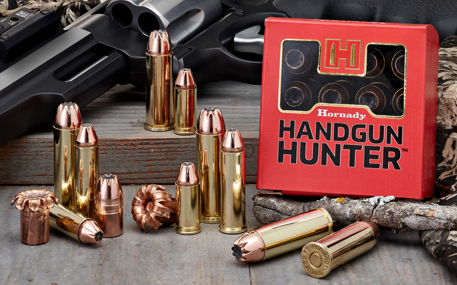 Hornady Handgun Hunter Ammunition 90281, 9mm Luger +P, MonoFlex, 115 gr, 25 Rd/Bx