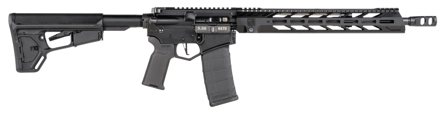 Diamondback DB15 Rifle DB15DSB, 5.56x45mm NATO, 16", Magpul ACS-L Stock, Black Finish, 30 Rds