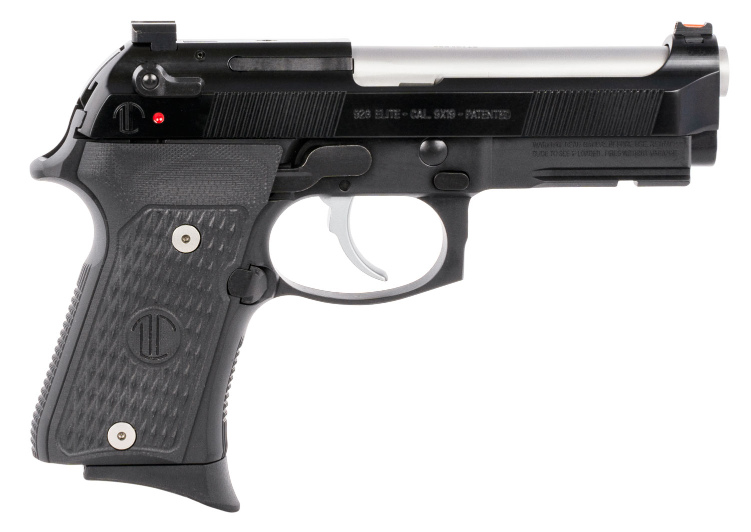 Beretta 92G Elite LTT Compact Semi-Auto Pistol J92GC9LTT, 9mm Luger, 4.25", Black Grips, Black Finish, 10 Rds