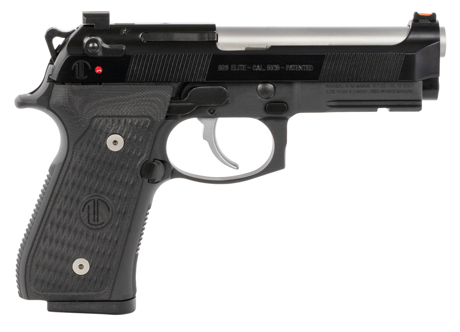 Beretta 92G Elite LTT Centurion Pistol J92GQ9LTT, 9mm Luger, 4.25", Black Polymer Grips, Black Finish, 10 Rds