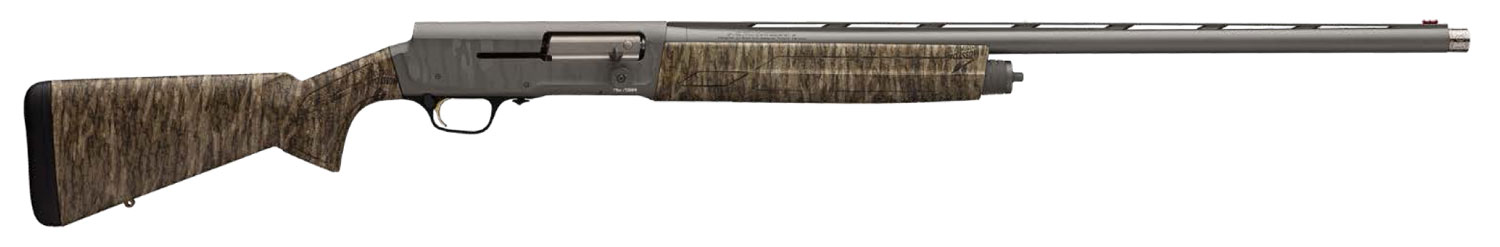 Browning A5 Wicked Wing Shotgun 0118972005, 12 Gauge, 26", 3.5" Chmbr, Mossy Oak Bottomlands Stock, Tungsten Finish