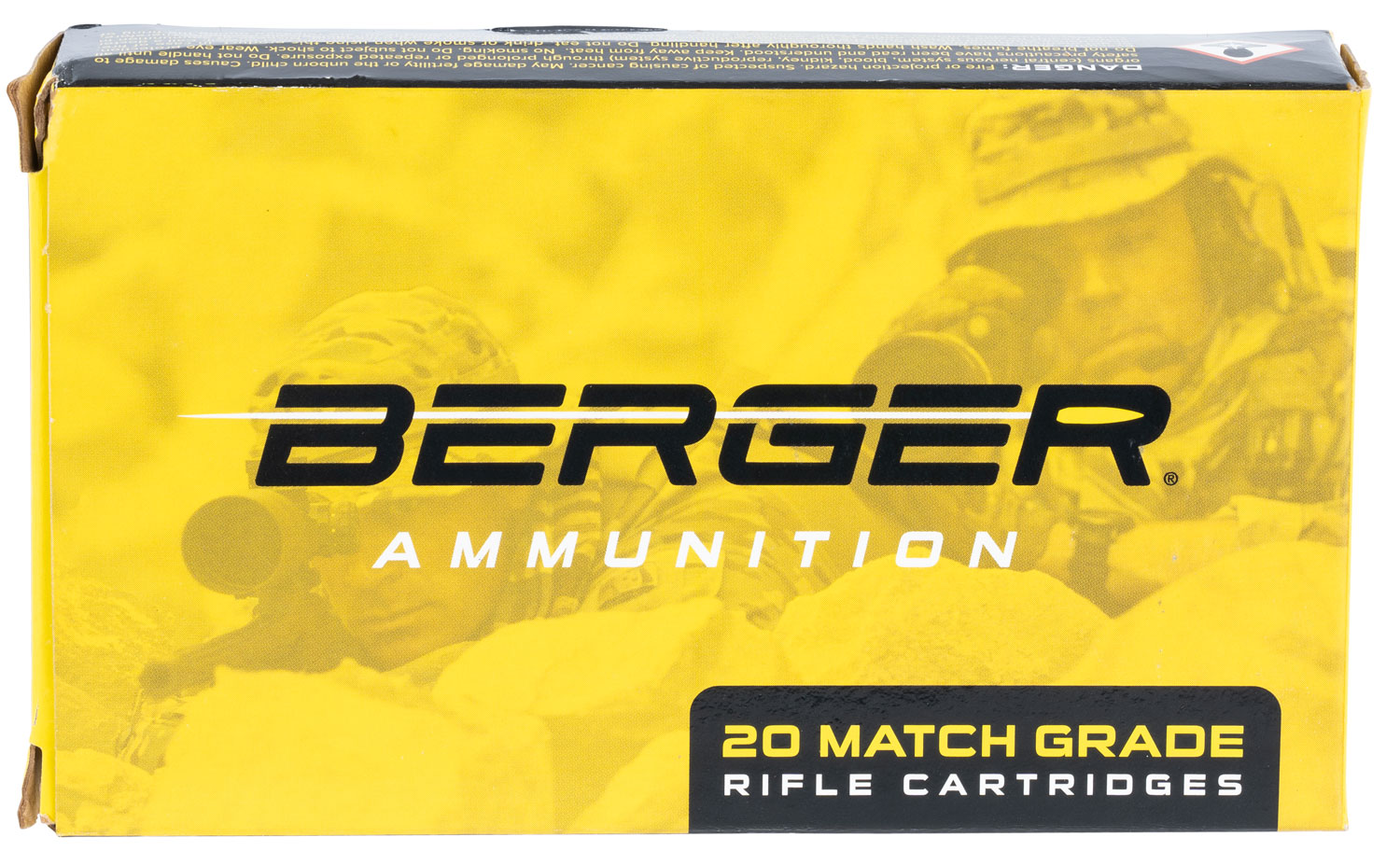 Berger Bullets Rifle Ammunition 31021, 6.5 Creedmoor, Hybrid Open Tip Match Tactical, 130 gr, 2921 fps, 20 Rd/Bx