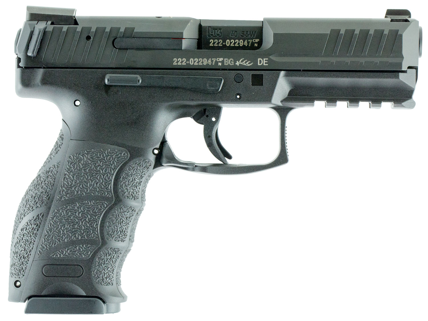 Heckler & Koch VP40 Pistol 81000242, 40 S&W, 4.09", Black Grips, Black Finish, 13 Rds, Night Sights