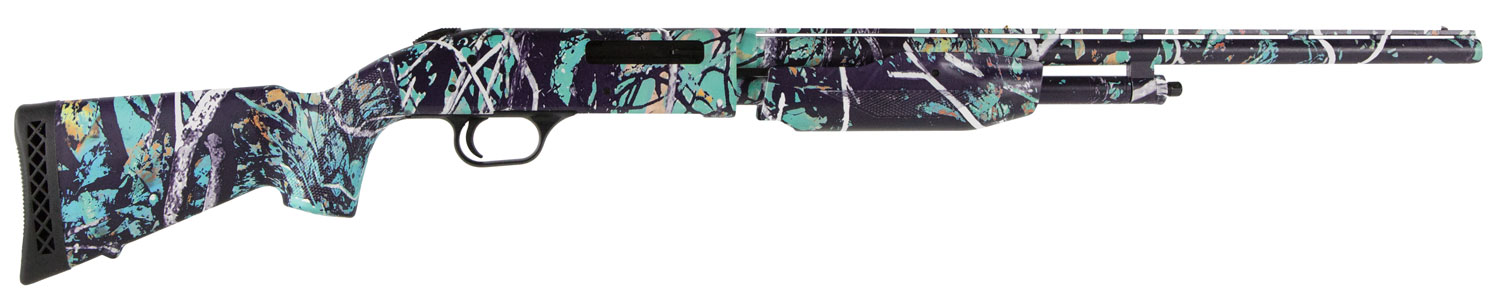 Mossberg 510 Youth Mini Shotgun 50362, 410 Gauge, 18.50", 3" Chmbr, Fixed Stock, Muddy Girl Serenity Steel Finish