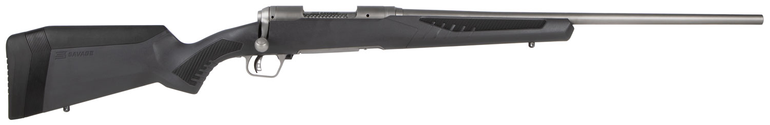 Savage 110 Storm Bolt Action Rifle 57076, 223 Rem, 22", Gray Synthetic Stock, Matte Stainless Finish, 4 Rds