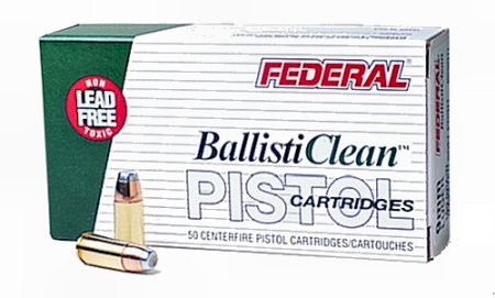 Federal Cartridge Pistol Ammunition BC9NT3, 9mm Luger, Non-Lead, 100 gr, 1240 fps, 50 Rd/Bx