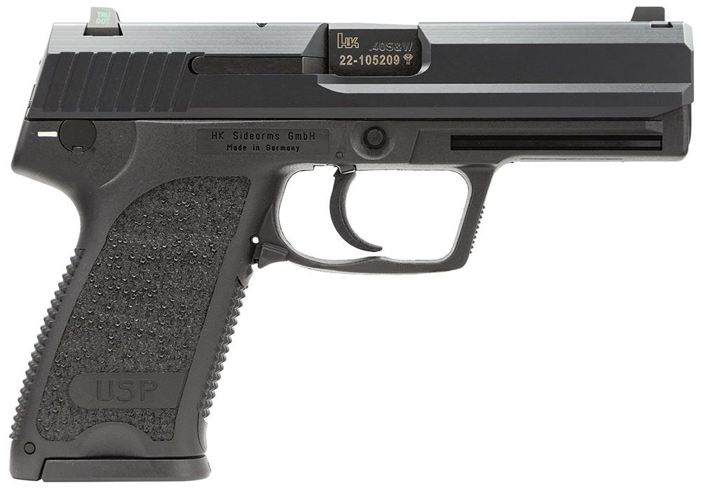 Heckler & Koch USP40 V7 LEM DAO Pistol 81000319, 40 S&W, 4.25", Black Grips, Black Finish, 13 Rds