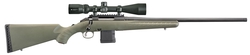 Ruger American Predator Bolt Action Rifle 26952, 204 Ruger, 22", Moss Green Stock, Matte Black Finish, 10 Rds