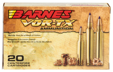 Barnes VOR-TX Tipped Flat Base TSX Ammo