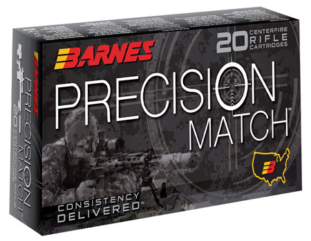 Barnes Precision Match Open Tip Boat Tail Ammo