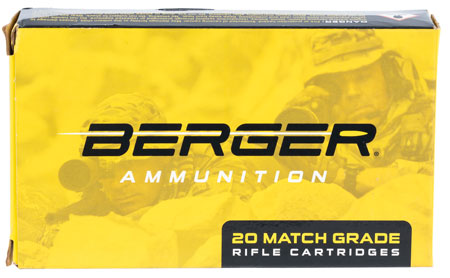 Berger Hybrid Open Tip Match Tactical Ammo