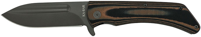 Ka-Bar Mark 98 Spear Point Plain Folding Knife (3066), G10 Multi-Color Handle