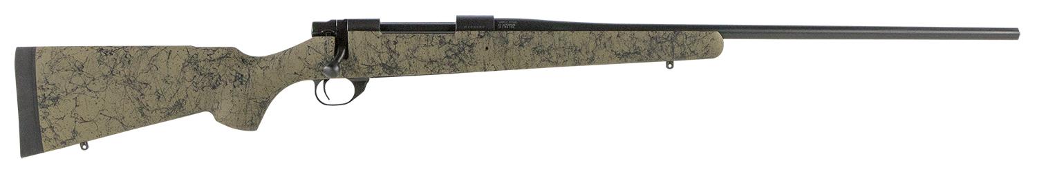 Howa 1500 Bolt Action Rifle HHS63103, 308 Win, 22", Fixed HS Precision Stock, Black/Green Finish, 5 Rds
