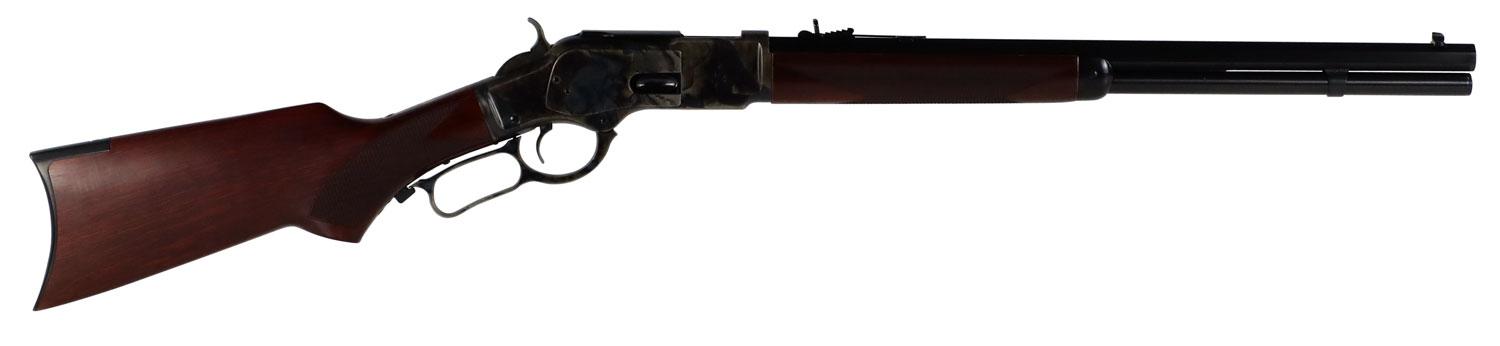 Taylors 1873 Lever Action Rifle 550219, 45 Colt (LC), 20", Case Hardened Receiver, Blued Barrel, 10 Rds