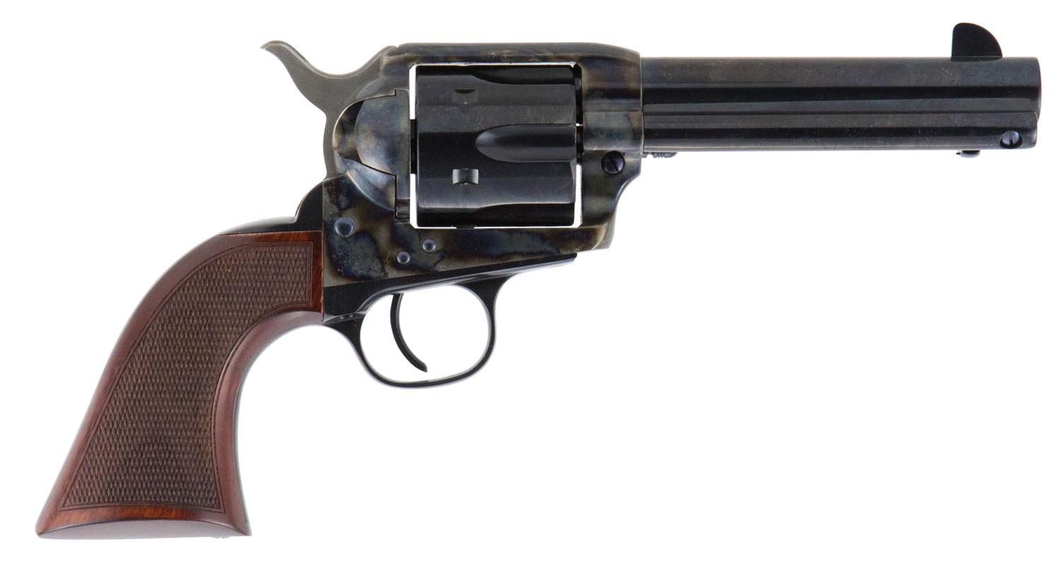 Cimarron Evil Roy Competition Revolver ER4100, 45 Colt (LC), 4.75", Color Case Hardened Steel Finish, 6rd
