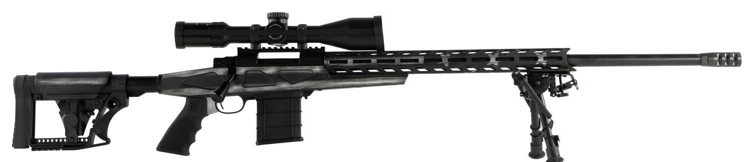 Howa American Flag Chassis Bolt Action Rifle HCRA73107USG, 308 Win, 24", Luth-AR MBA-4 Stock, 10 Rds