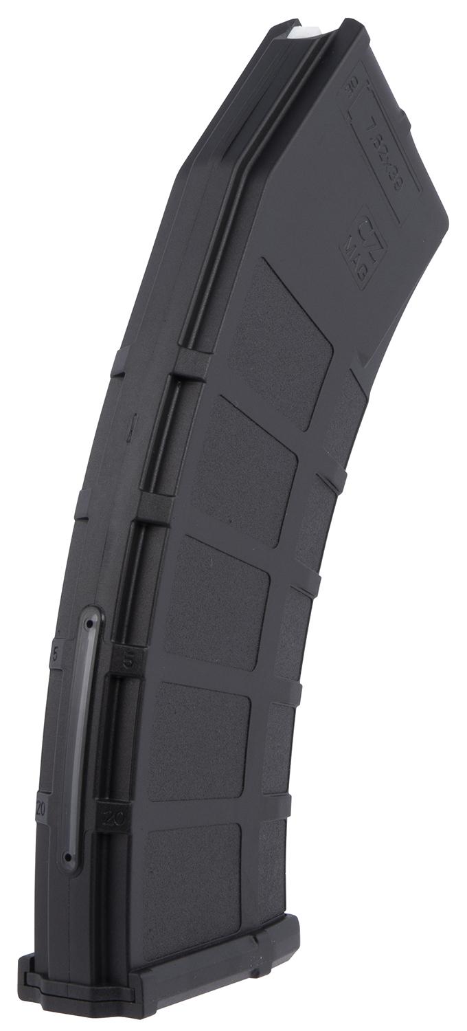 CZ-USA 7.62x39mm Detachable Magazine for CZ Bren 2, 30 Rounds, Black (11385)