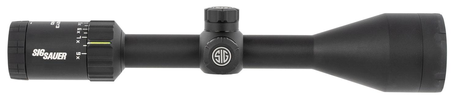 Sig Whiskey3 Rifle Scope SOW33205, 3-9x50mm, 1" Tube, Illuminated Hellfire Quadplex Reticle