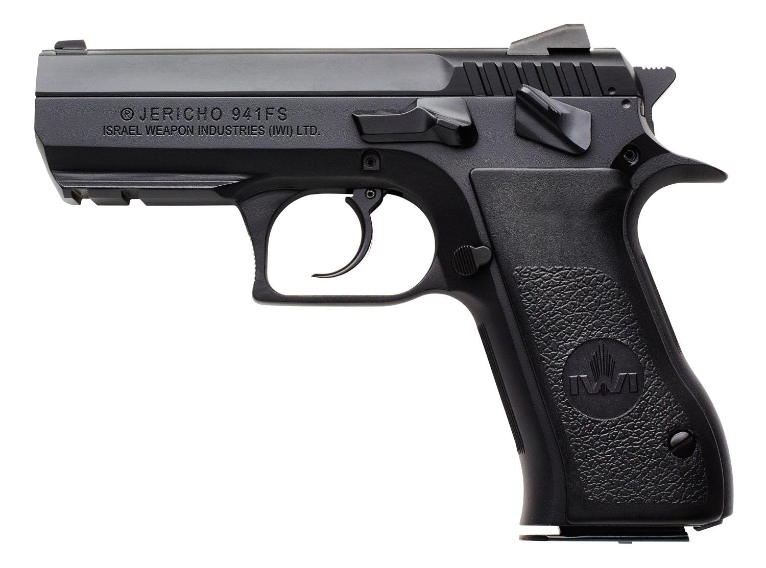 IWI Jericho 941 FS9 SA/DA Pistol J941FS910, 9mm Luger, 3.80", Polymer Grips, Black Finish, 10 Rds
