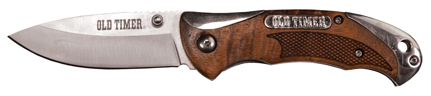 Old Timer 900Ot Drop Point Plain Edge Folding Knife w/Ironwood Handle (1084274)