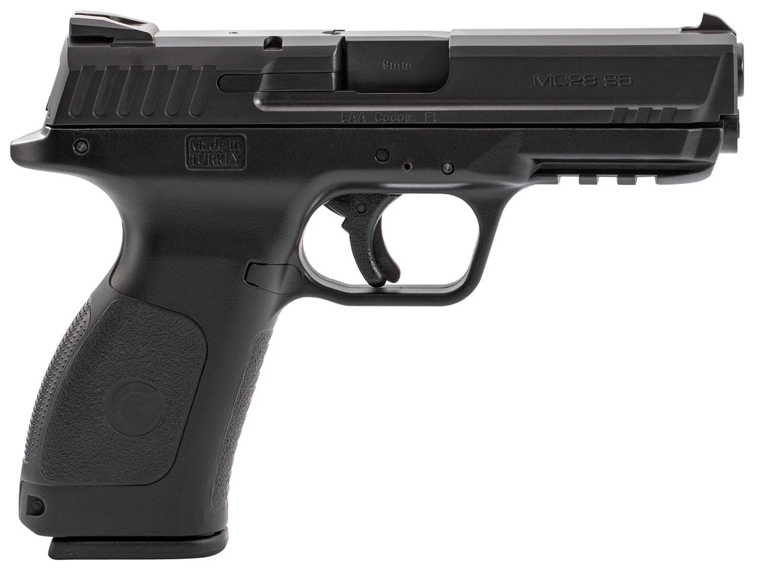 Girsan MC28 SA Striker Fire Pistol 390100, 9mm Luger, 4.25", Interchangeable Backstrap, 17 Rds