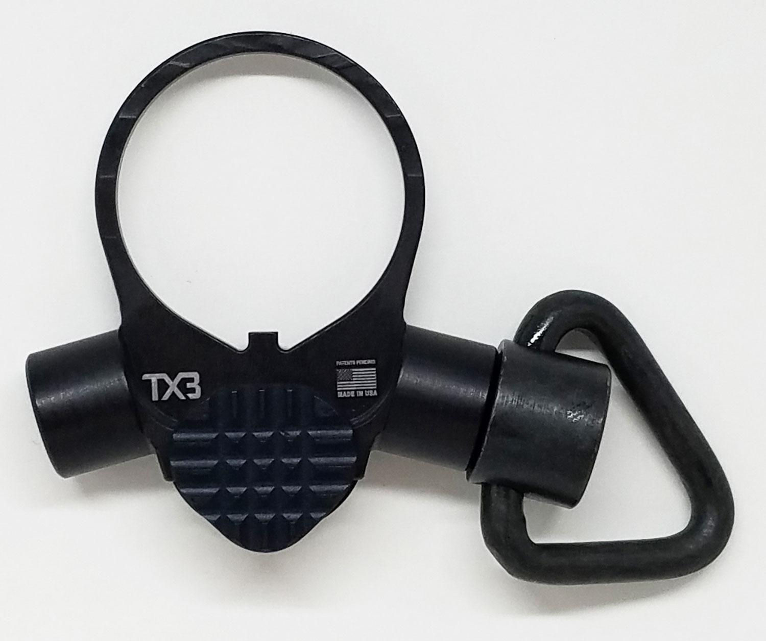 Mid-Evil Industries Tactical Angled Takedown Tool for AR-15, Black Anodized Aluminum (TX3SQDANGLOOP)