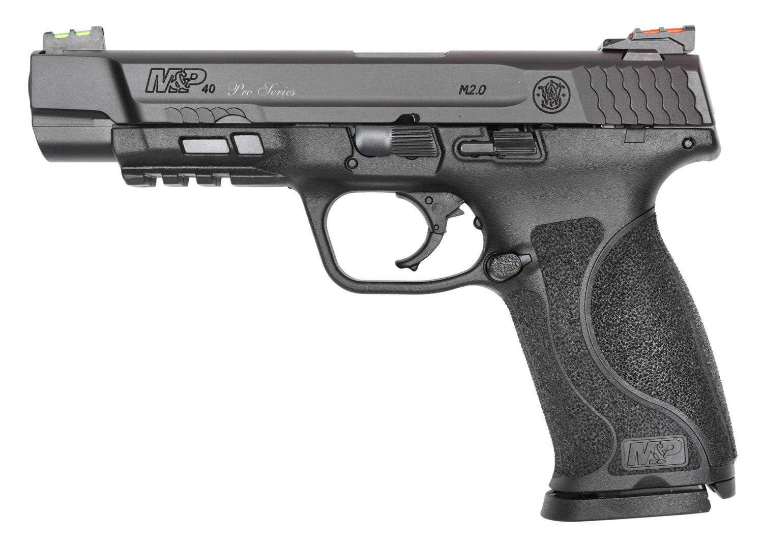 Smith & Wesson Performance Center M&P M2.0 Pro Pistol 11821, 40 S&W, 5", Matte Black, 15 Rds