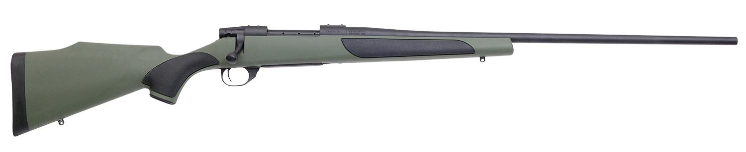 Weatherby Vanguard Bolt Action Rifle VGY270NR4O, 270 Win, 24", Green w/ Black Panels Monte Carlo Griptonite Stock, 5 Rds