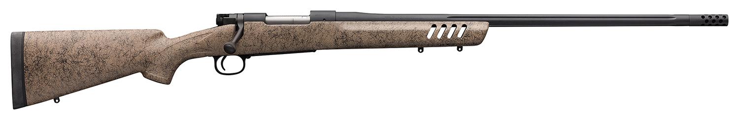 Winchester Model 70 Long Range Bolt Action Rifle 535243299, 6.8 Western, 24", Tan Webbed Stock, 4 Rds