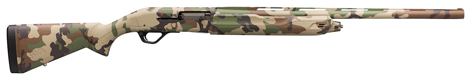 Winchester SX4 Waterfowl Hunter Shotgun 511289291, 12 Gauge, 26", 3.5" Chmbr, Woodland Camo Finish, 4 Rds