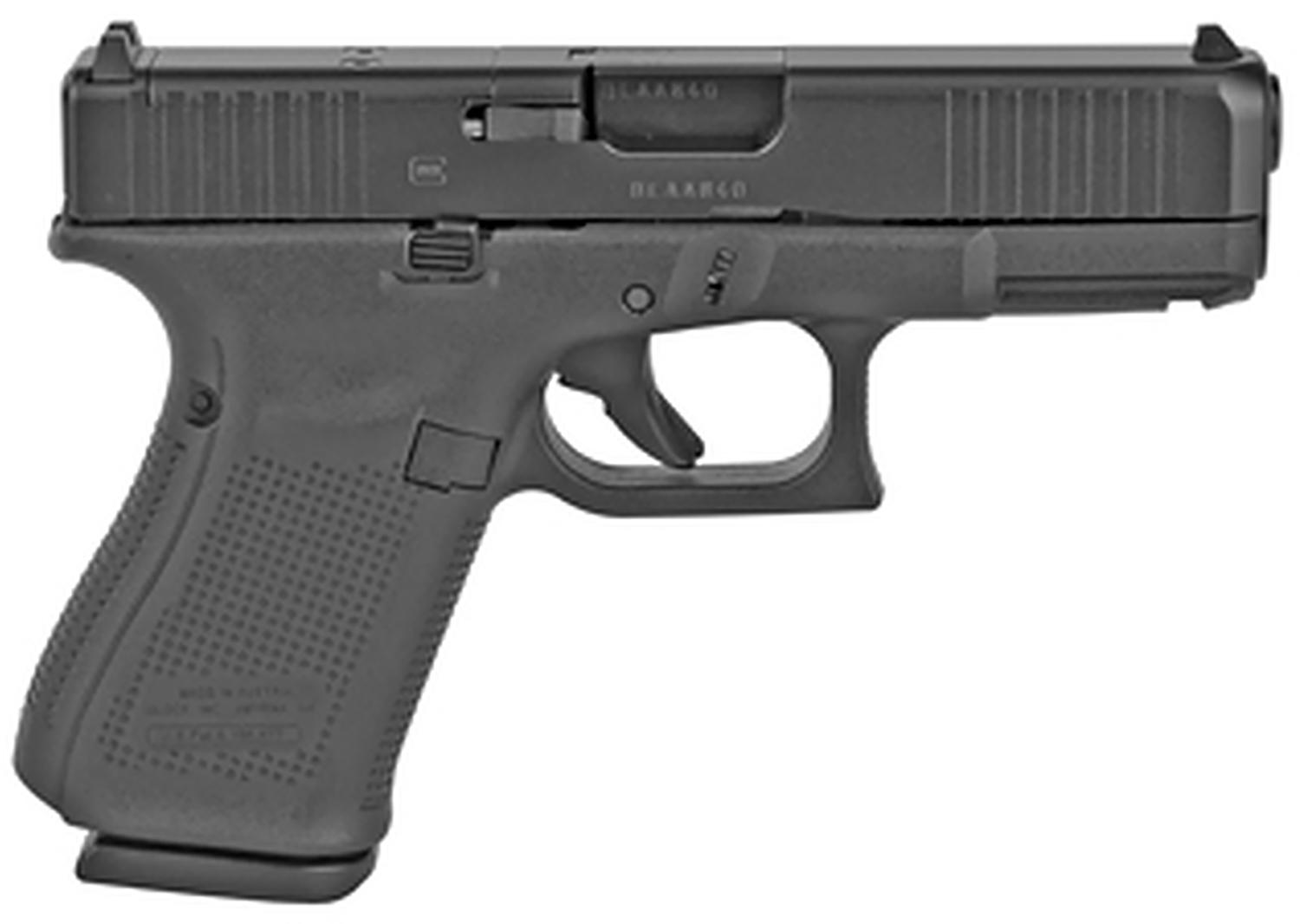 Glock G22 Gen5 MOS Pistol UA225S201MOS, 40 S&W, 4.49", Interchangeable Backstraps, Black nDLC Steel, 10 Rds