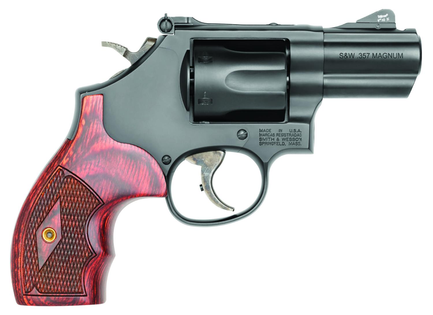 Smith and Wesson Model 19 Performance Center Carry Comp Revolver 13323, 38 S&W Spl +P, 2.50", 6 Rd