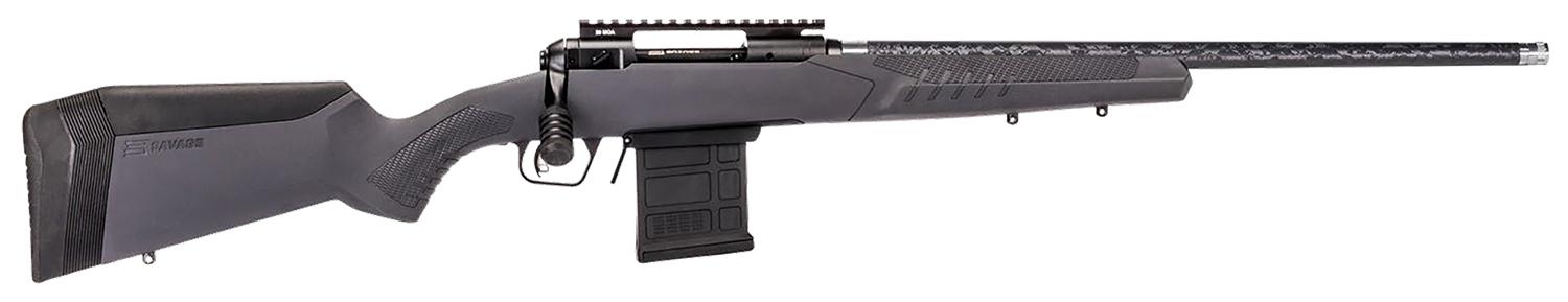Savage Arms Carbon Tactical Bolt Action Rifle 57940, 6.5 PRC, 24", Gray AccuStock w/ AccuFit, 8 Rds