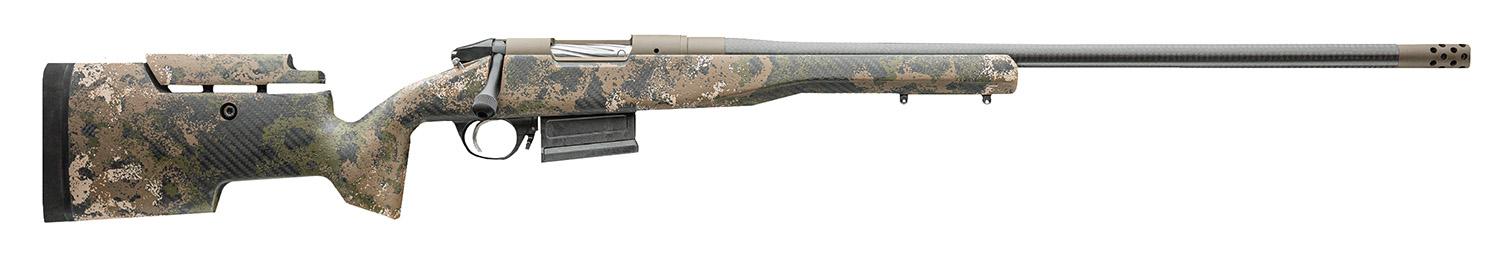 Bergara Premier Divide Bolt Action Rifle BPR3465CM, 6.5 Creedmoor, 24", Erosion Rogue Camo Stock, Patriot Brown Finish, 5 Rds
