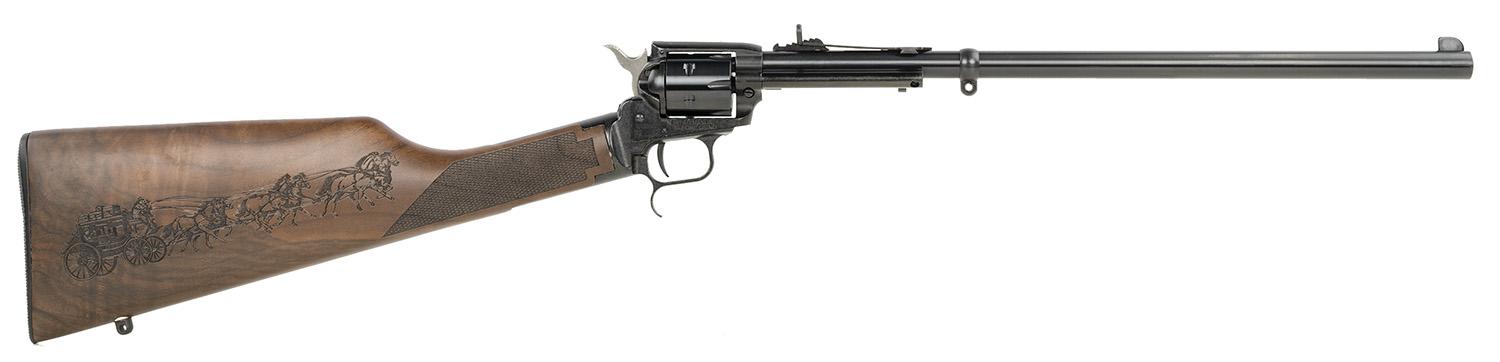 Heritage Rough Rider Rancher SAO Rifle BR226B16HSWB01, 22 LR, 16", Stagecoach Engraved Stock, 6 Rds