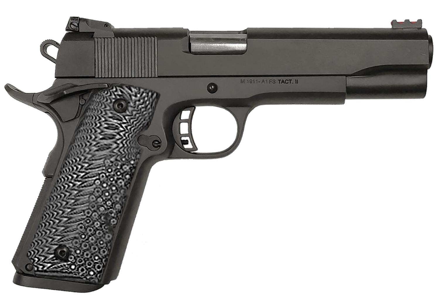 Taylors 1911 A1 Tac Ultra SAO Pistol 230057, 10mm Auto, 5", G10 Grips, Black Parkerized Finish, 8 Rds